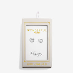 Joma JewelleryJoma Jewellery Stud Earrings Moments To Shine 'Wonderful Mum'Jewellery - Blue Water Clothing