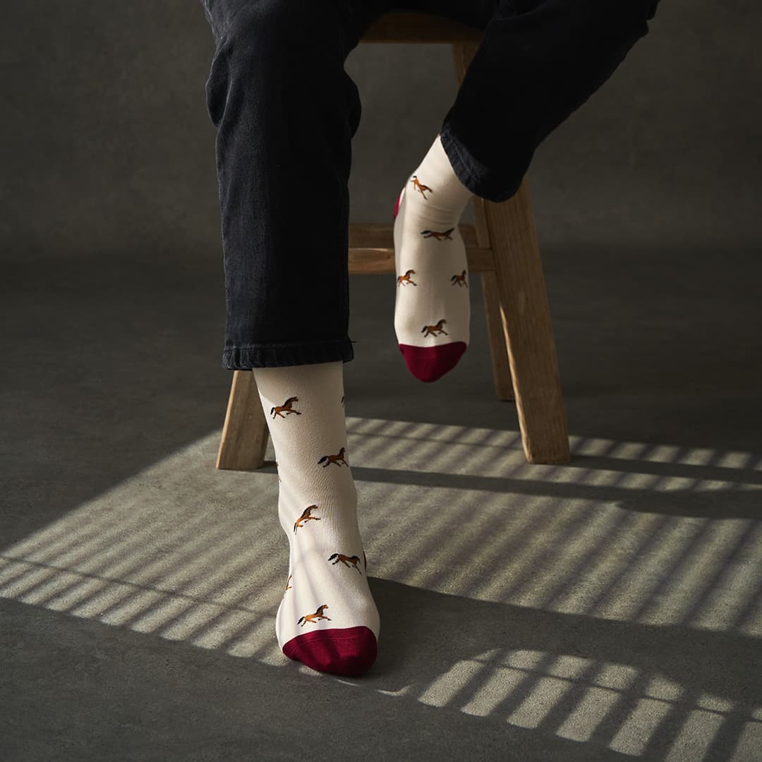 Kosi LondonKosi London Socks The HorseAccessories - Blue Water Clothing