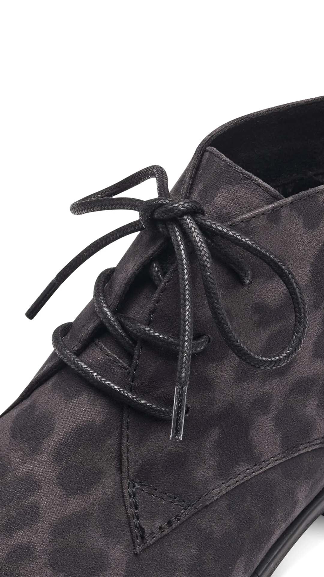 Leo Leopard Print Ankle Boots