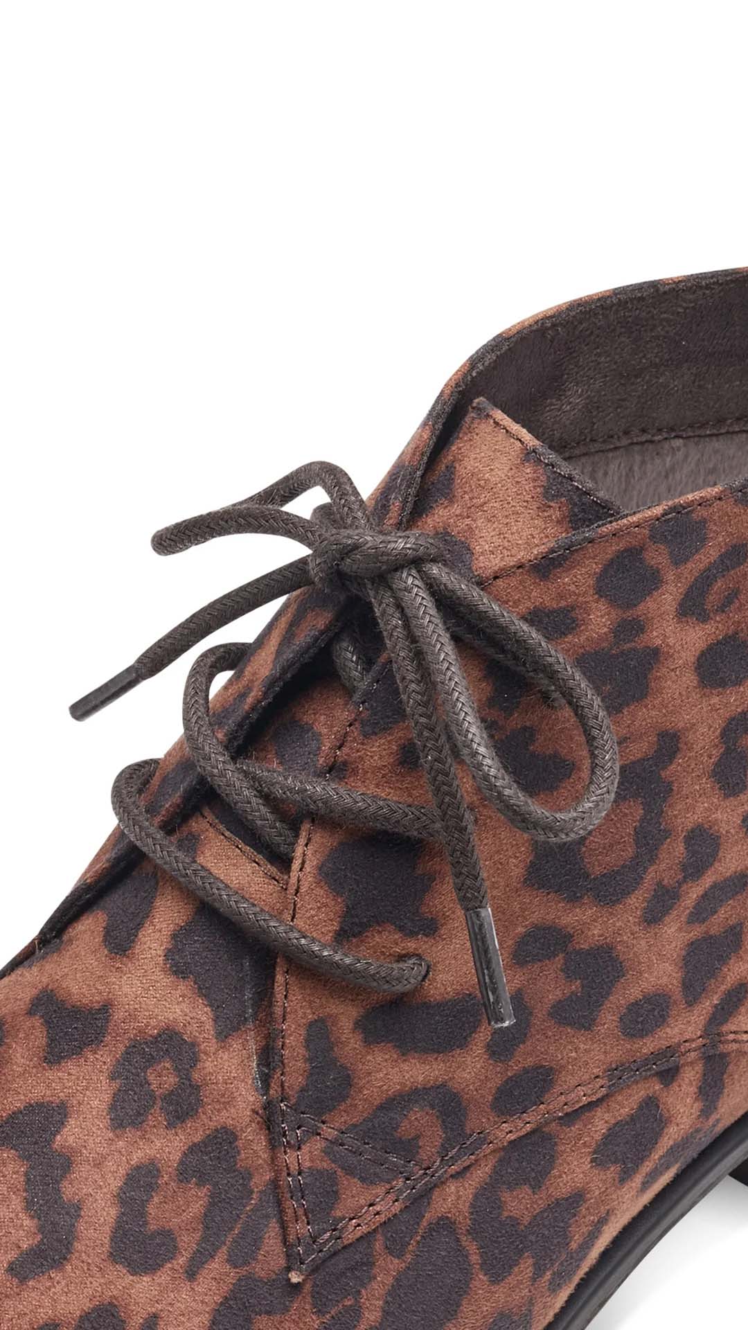 Leo Leopard Print Ankle Boots