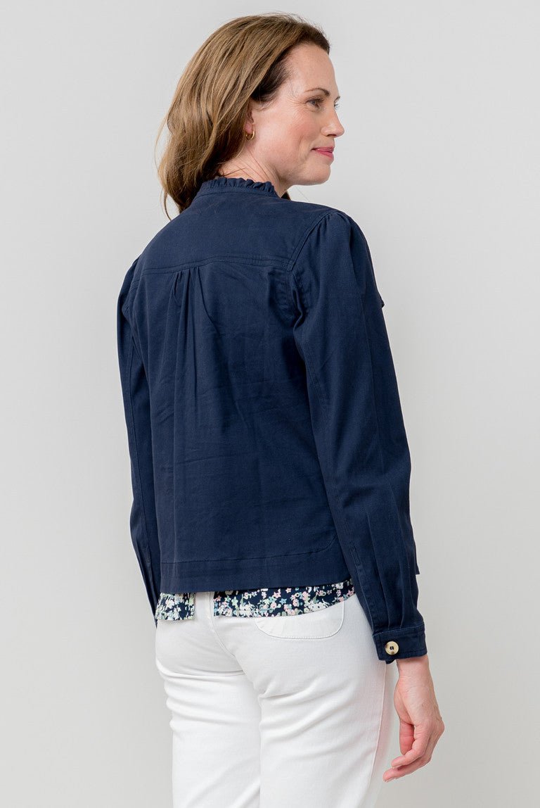 Lily & MeLily & Me Seren Jacket TwillClothingNavy - Blue Water Clothing