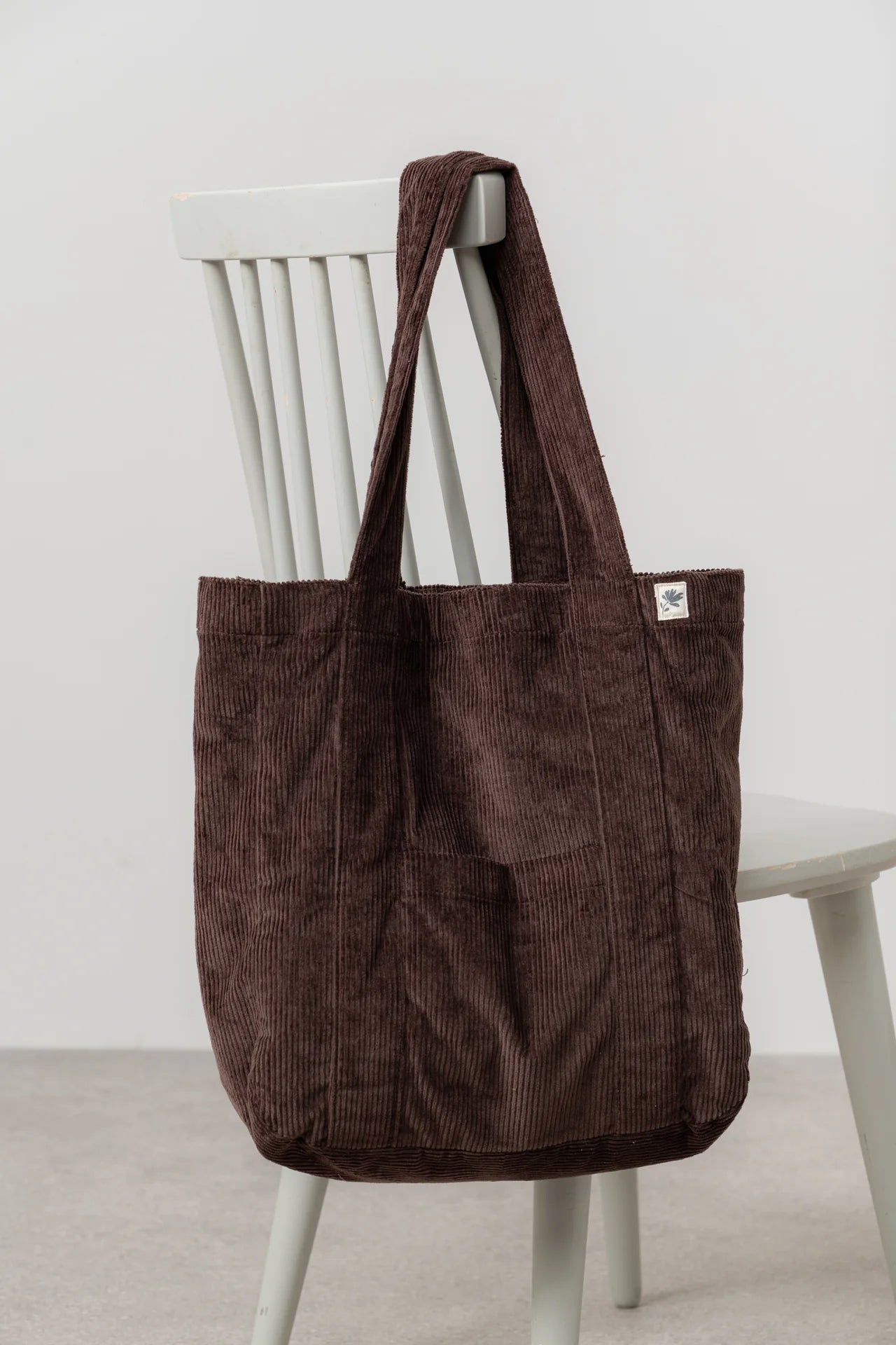 Lily & MeLily And Me Cord Shopper Bag Plain - Blue Water Clothing