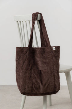 Lily & MeLily And Me Cord Shopper Bag Plain - Blue Water Clothing