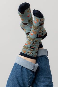 Lily & MeLily And Me Cosy Nights SockAccessoriesSea Mist - Blue Water Clothing
