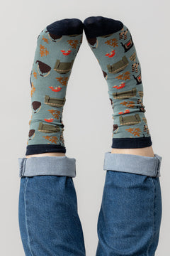 Lily & MeLily And Me Cosy Nights SockAccessoriesSea Mist - Blue Water Clothing