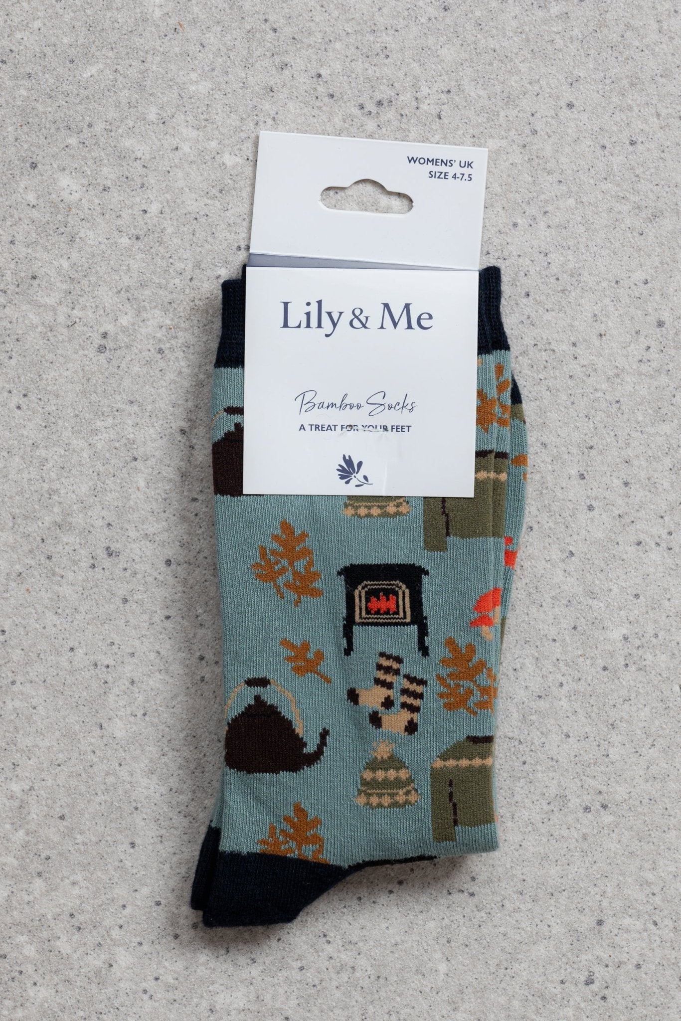 Lily & MeLily And Me Cosy Nights SockAccessoriesSea Mist - Blue Water Clothing