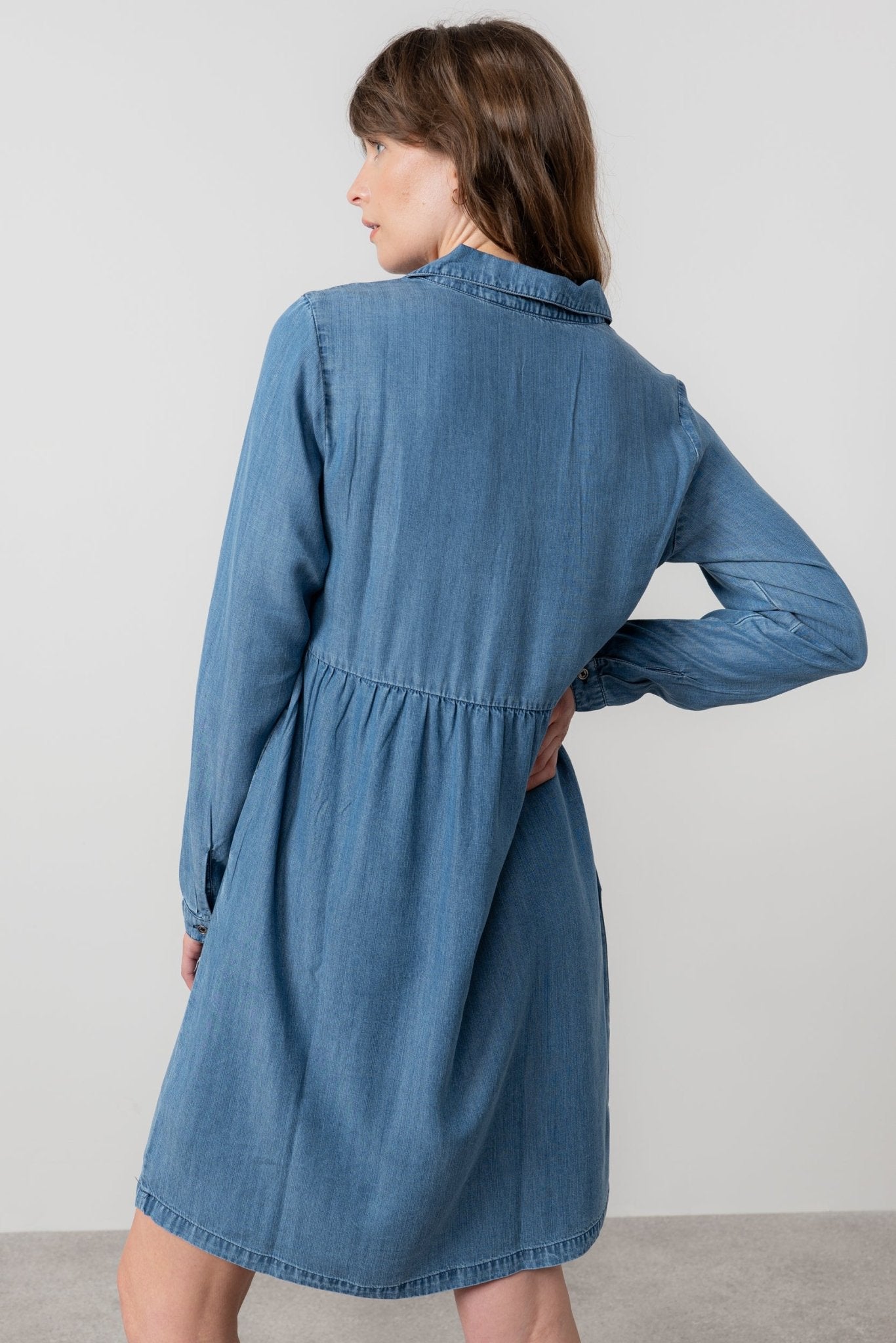 Lily & MeLily And Me Emma Dress Plain BlueClothingBlue - Blue Water Clothing