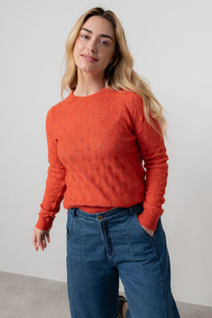 Lily & MeLily And Me Haresfield Jumper Plain RedTopsRed - Blue Water Clothing