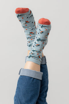 Lily & MeLily And Me King Fisher SockAccessoriesIce Blue - Blue Water Clothing