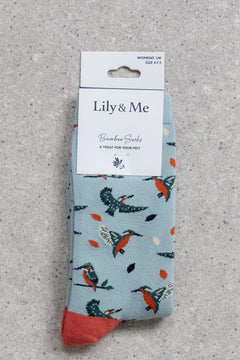 Lily & MeLily And Me King Fisher SockAccessoriesIce Blue - Blue Water Clothing