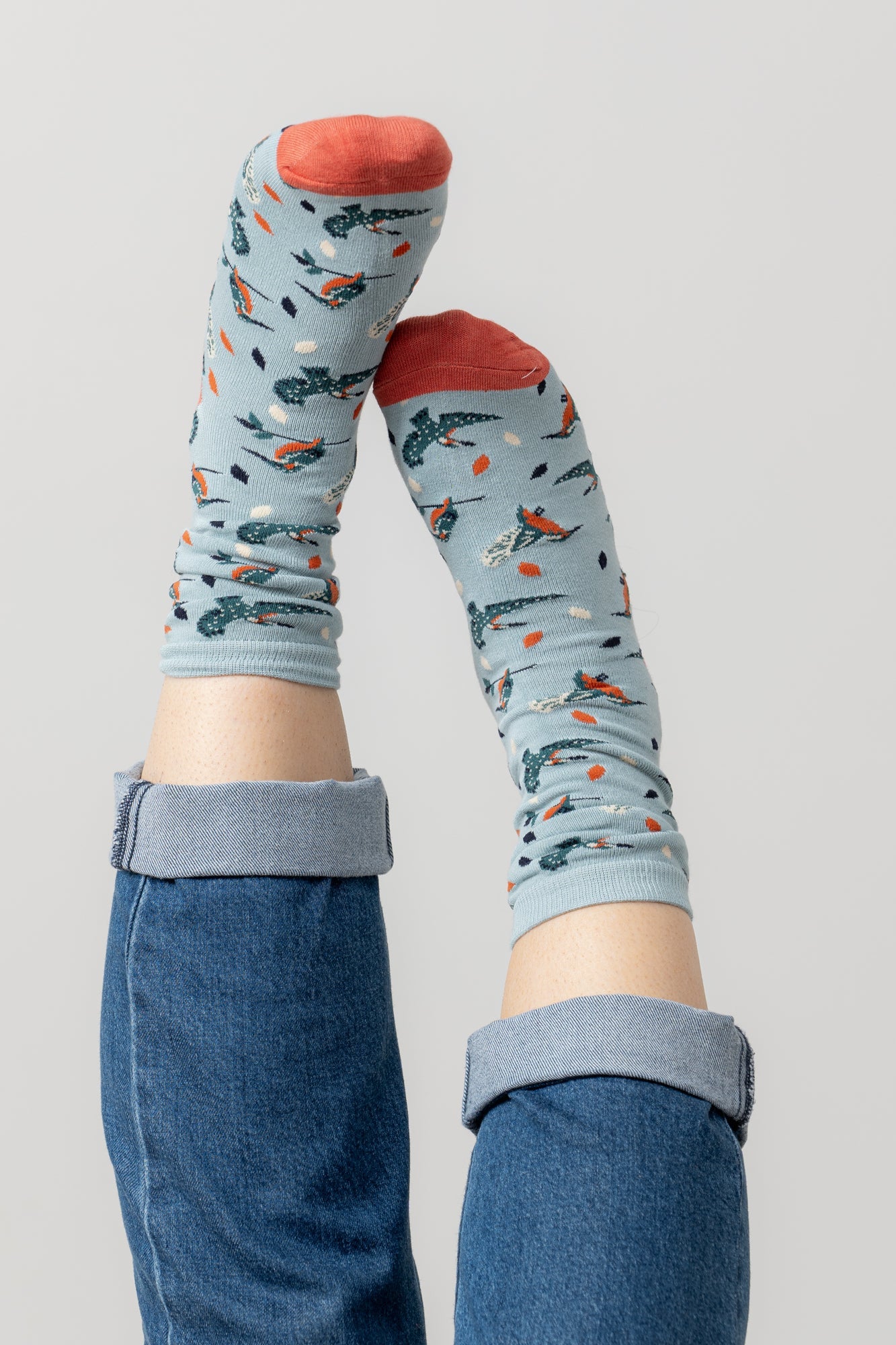 Lily & MeLily And Me King Fisher SockAccessoriesIce Blue - Blue Water Clothing