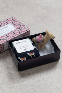 Lily & MeLily And Me Laughing Socks Llama Gift BoxAccessoriesAssorted - Blue Water Clothing