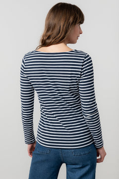 Lily & MeLily And Me Monica Top Navy StripeTopsNavy - Blue Water Clothing