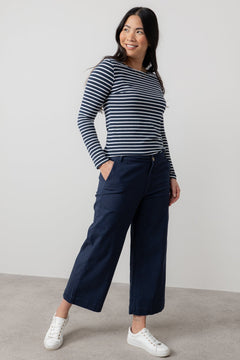Lily & MeLily And Me Monica Top Navy StripeTopsNavy - Blue Water Clothing