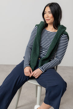 Lily & MeLily And Me Monica Top Navy StripeTopsNavy - Blue Water Clothing