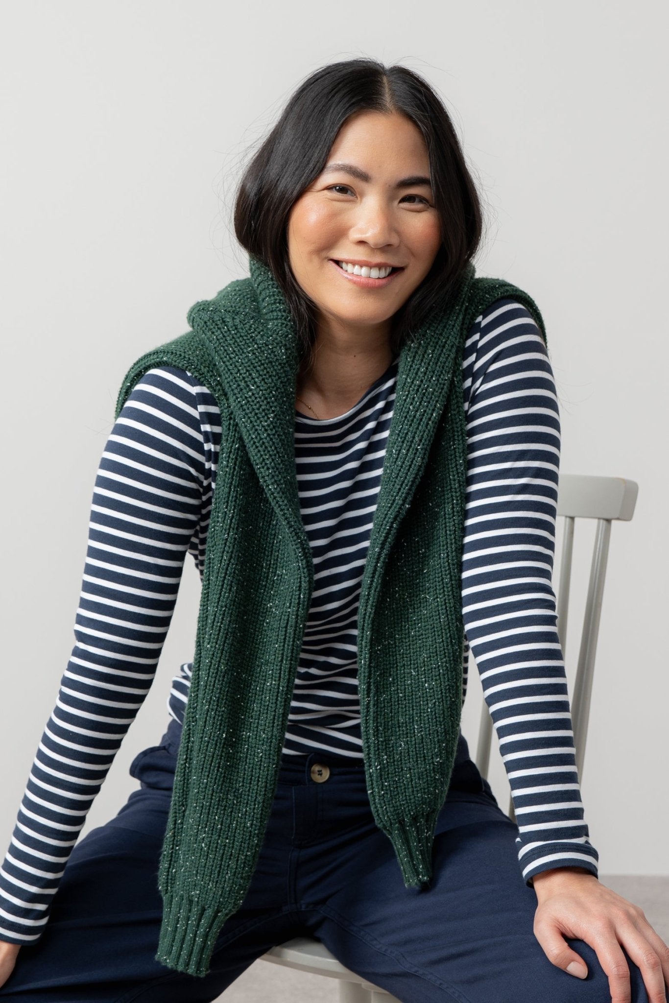 Lily & MeLily And Me Monica Top Navy StripeTopsNavy - Blue Water Clothing