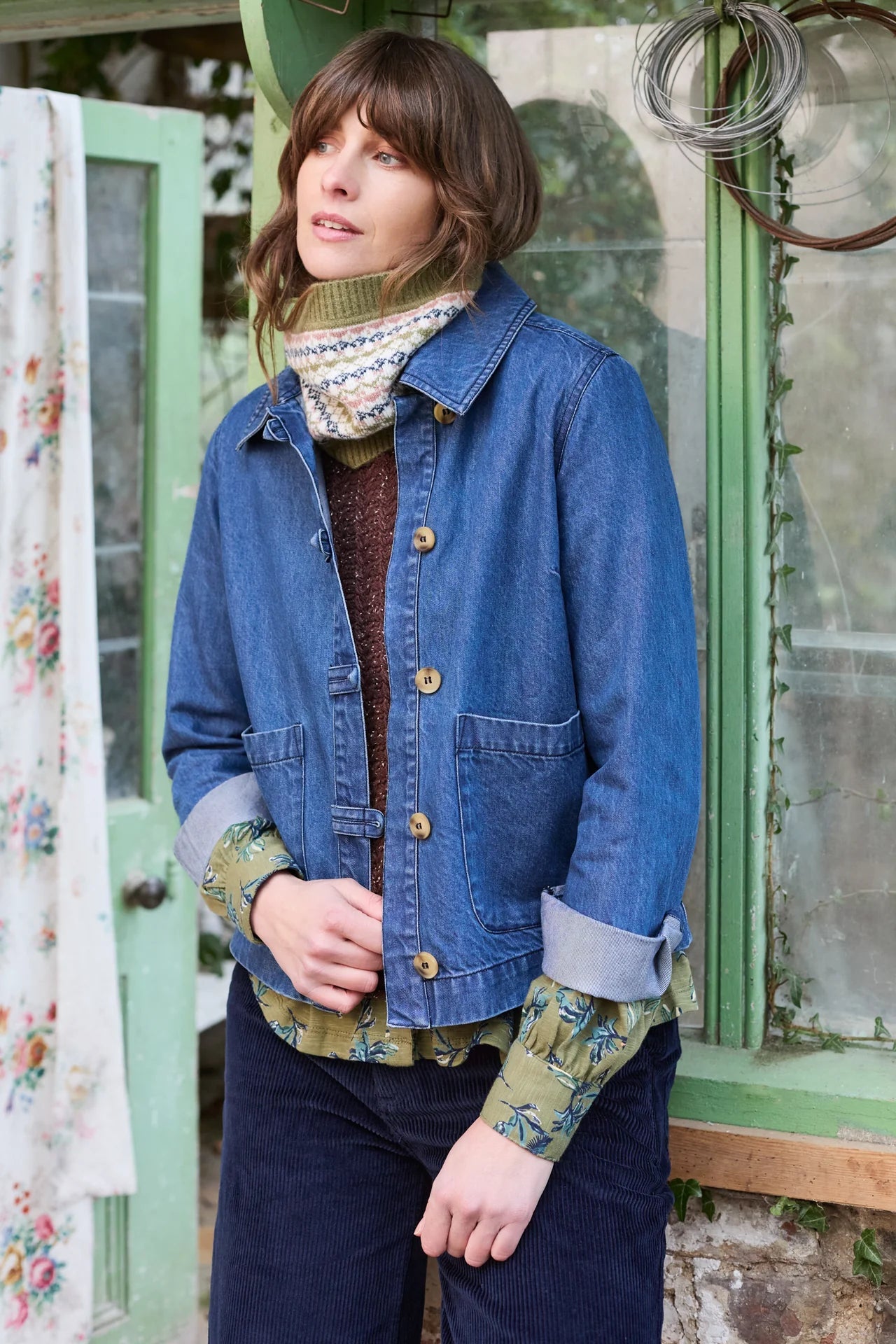 Lily & MeLily And Me Stratton Jacket Plain BlueCoats & JacketsBlue - Blue Water Clothing