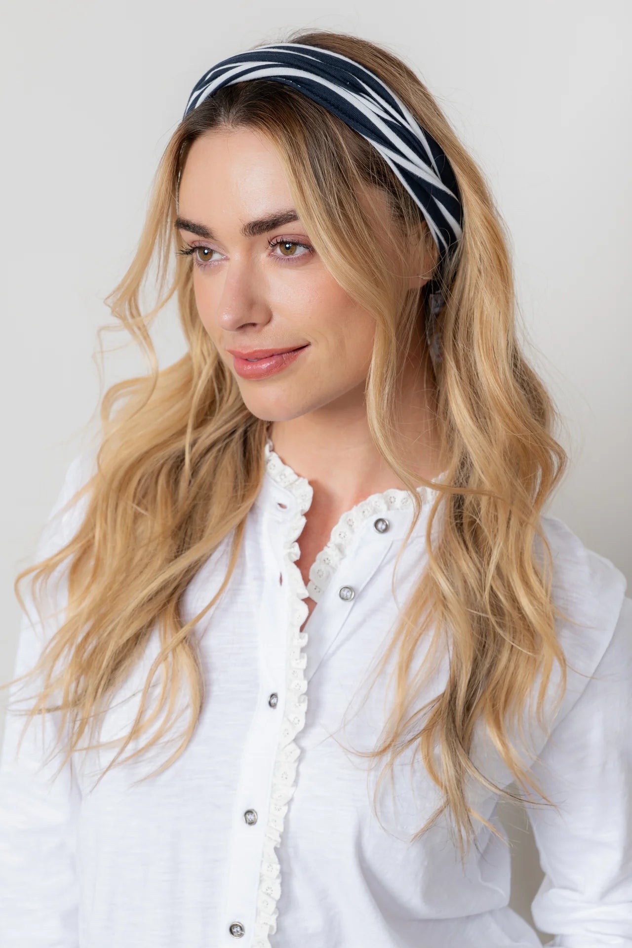 Lily & MeLily And Me Stripe Multiband - Blue Water Clothing