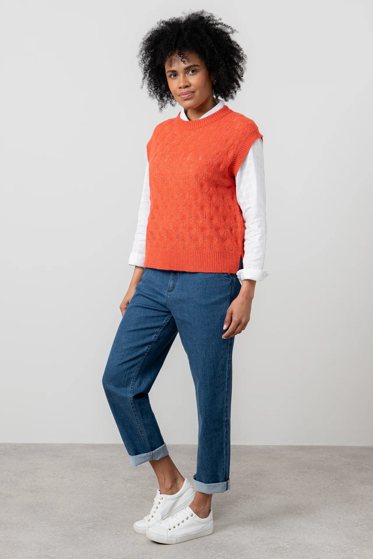 Lily & MeLily And Me Wallace Tank Plain RedTopsRed - Blue Water Clothing