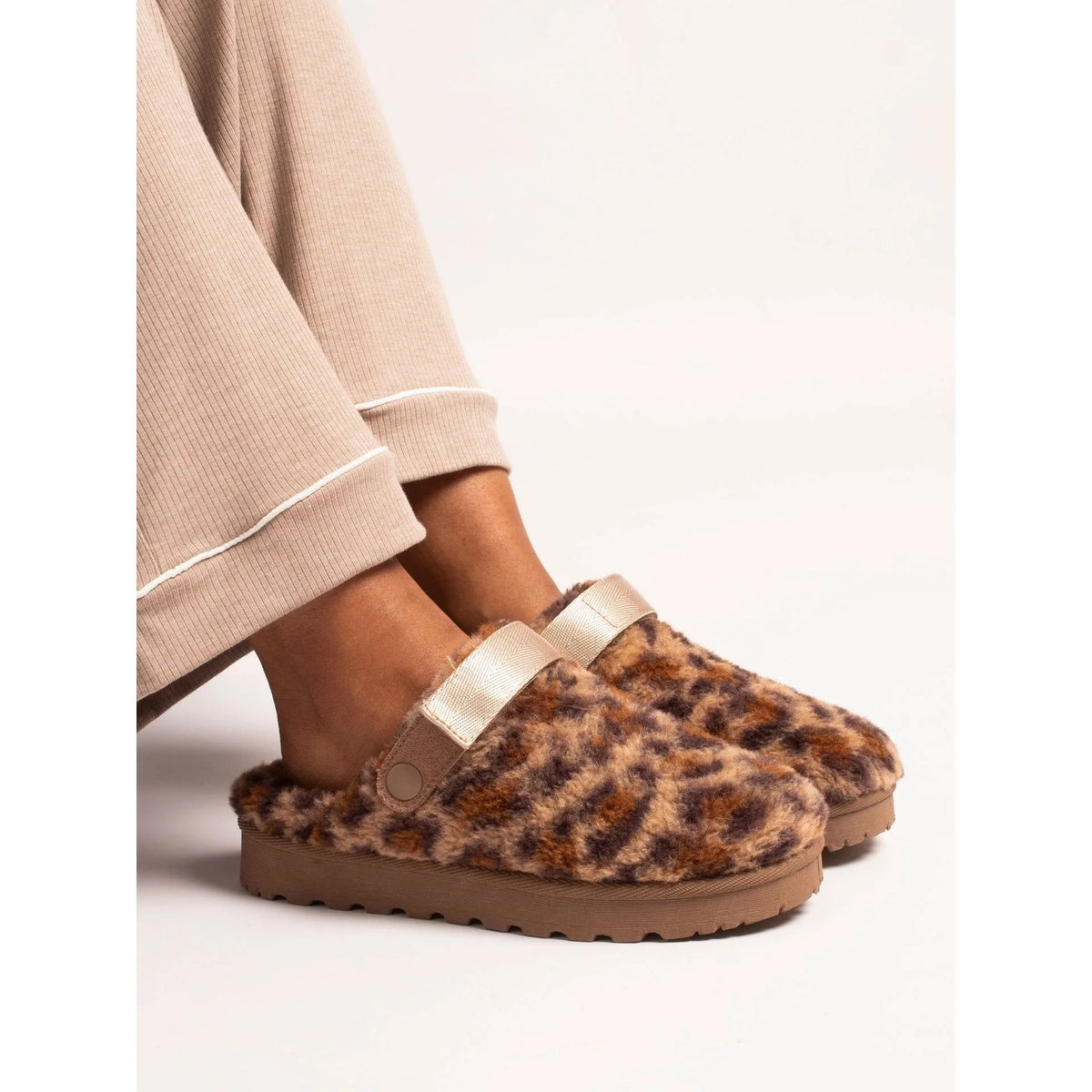 Lunar Shoes naples Mink SlipperOcelot - Blue Water Clothing
