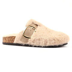 Lunar Shoes Rhianna Mule SlipperBeige - Blue Water Clothing
