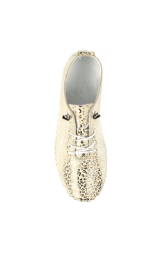 Lunar FootwearLunar Shoes Blade White Leather PlimsolesPlimsollsWhite - Blue Water Clothing