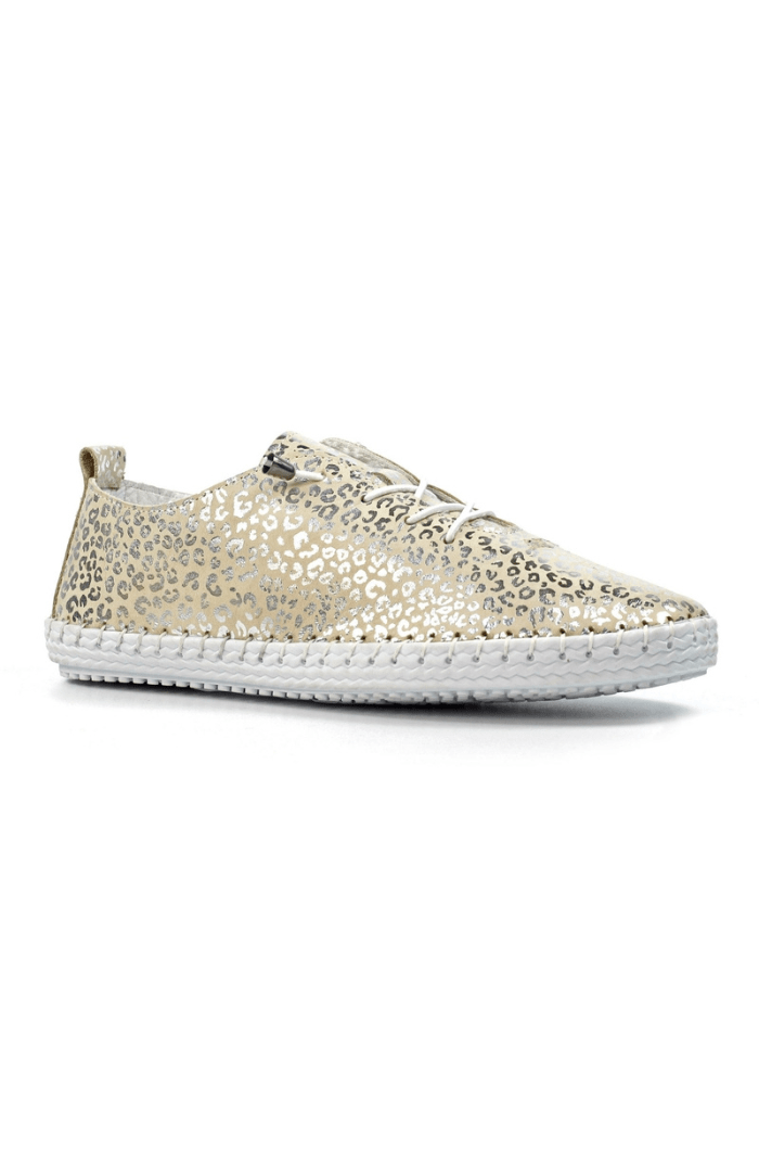 Lunar FootwearLunar Shoes Blade White Leather PlimsolesPlimsollsWhite - Blue Water Clothing