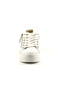 Lunar FootwearLunar Shoes Nia White TrainerTrainersWhite - Blue Water Clothing