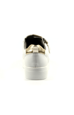Lunar FootwearLunar Shoes Nia White TrainerTrainersWhite - Blue Water Clothing