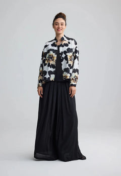 LuukaaLuukaa Auralie Woven TrousersBottomsBlack - Blue Water Clothing