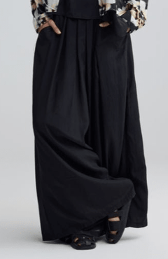 LuukaaLuukaa Auralie Woven TrousersBottomsBlack - Blue Water Clothing