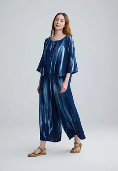 LuukaaLuukaa Avery Woven TopTopsCandy Sky - Blue Water Clothing
