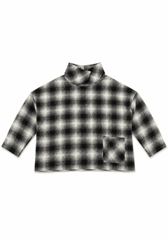 LuukaaLuukaa Bianca Plaid Check BlouseBlouseBrown Plaid - Blue Water Clothing