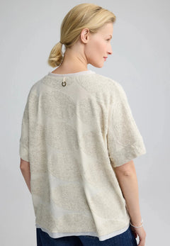 LuukaaLuukaa Blair Knitted blouseTopsNature - Blue Water Clothing
