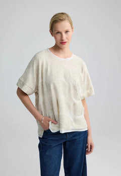 LuukaaLuukaa Blair Knitted blouseTopsNature - Blue Water Clothing