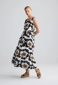 LuukaaLuukaa Inara Woven DressDressesBeige Touch - Blue Water Clothing