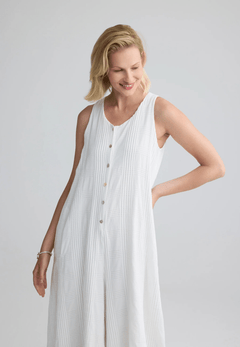 LuukaaLuukaa Isola Woven dressDressesEcru - Blue Water Clothing
