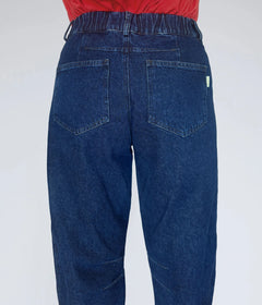 LuukaaLuukaa Lennon Woven TrousersBottomsBlue Denim/Indigo Denim - Blue Water Clothing