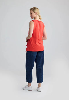 LuukaaLuukaa Lennon Woven TrousersBottomsBlue Denim/Indigo Denim - Blue Water Clothing