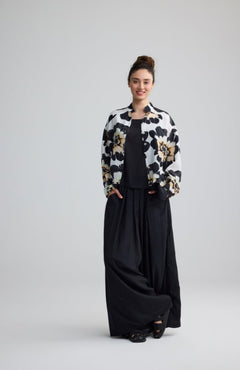 LuukaaLuukaa Lorena Woven BlouseTopsBlack - Blue Water Clothing