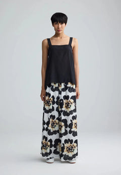LuukaaLuukaa Lorena Woven TopTopsBlack - Blue Water Clothing