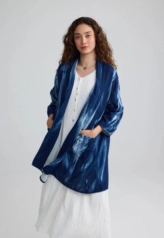 LuukaaLuukaa Monroe Woven JacketCoats & JacketsCandy Sky - Blue Water Clothing
