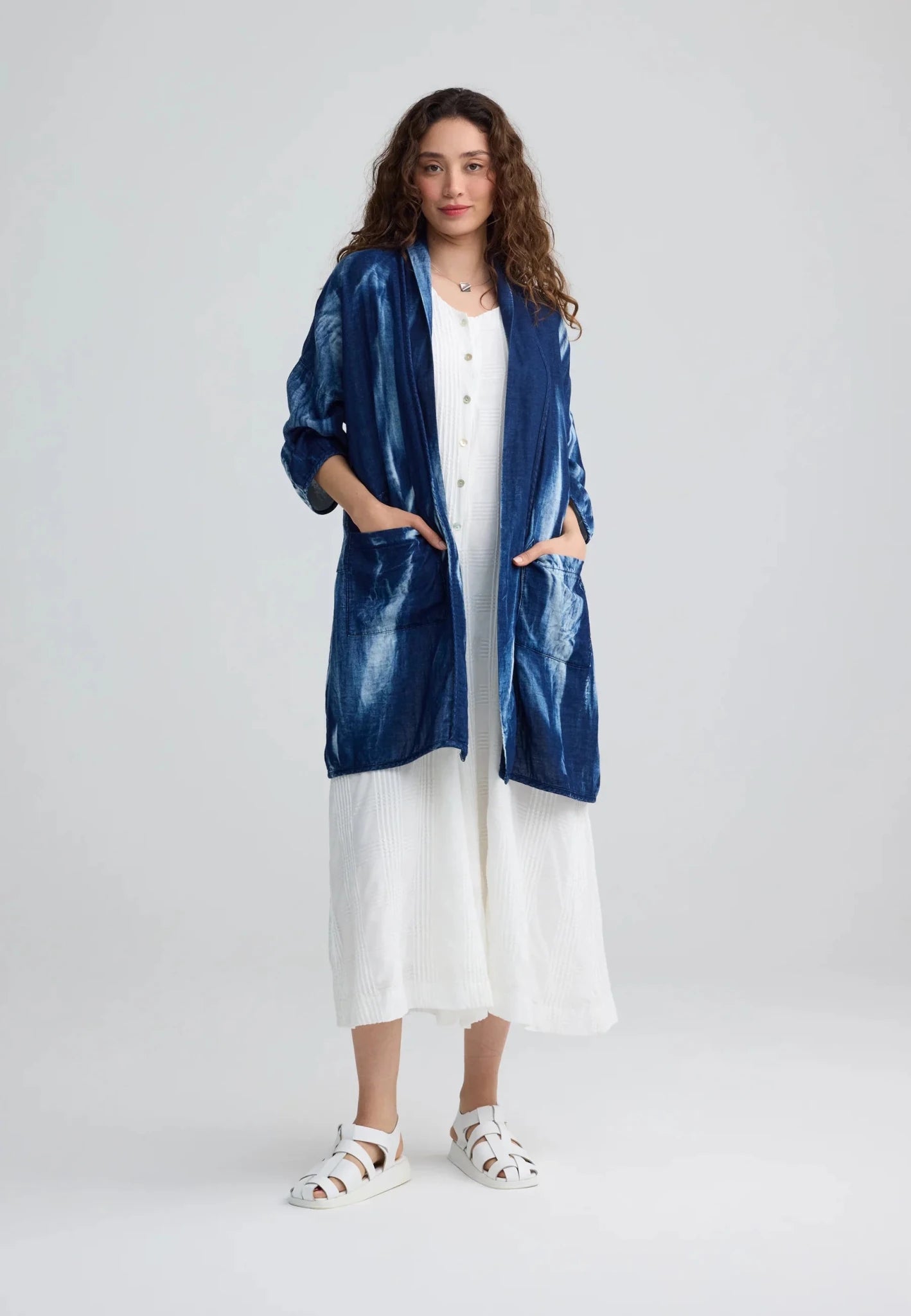LuukaaLuukaa Monroe Woven JacketCoats & JacketsCandy Sky - Blue Water Clothing