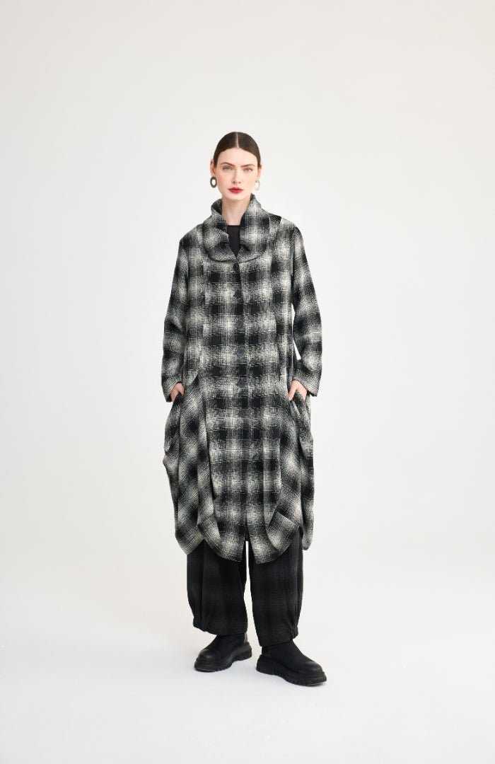 LuukaaLuukaa River Woven JacketJacketBrown Plaid - Blue Water Clothing