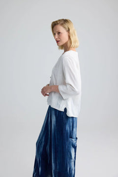 LuukaaLuukaa Skylar Woven TrousersBottomsCandy Sky - Blue Water Clothing