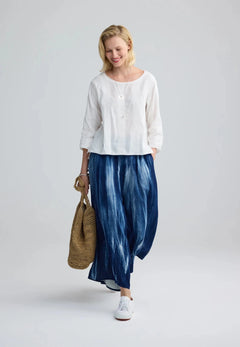 LuukaaLuukaa Skylar Woven TrousersBottomsCandy Sky - Blue Water Clothing