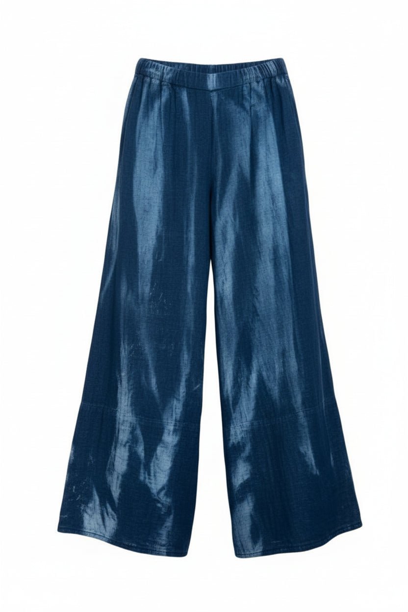 LuukaaLuukaa Skylar Woven TrousersBottomsCandy Sky - Blue Water Clothing