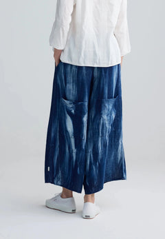 LuukaaLuukaa Skylar Woven TrousersBottomsCandy Sky - Blue Water Clothing