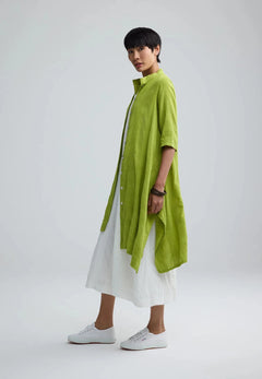 LuukaaLuukaa Vela Woven Shirt DressDressesLima - Blue Water Clothing