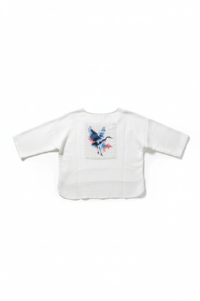 LuukaaLuukaa Viola Woven BlouseTopsWhite - Blue Water Clothing